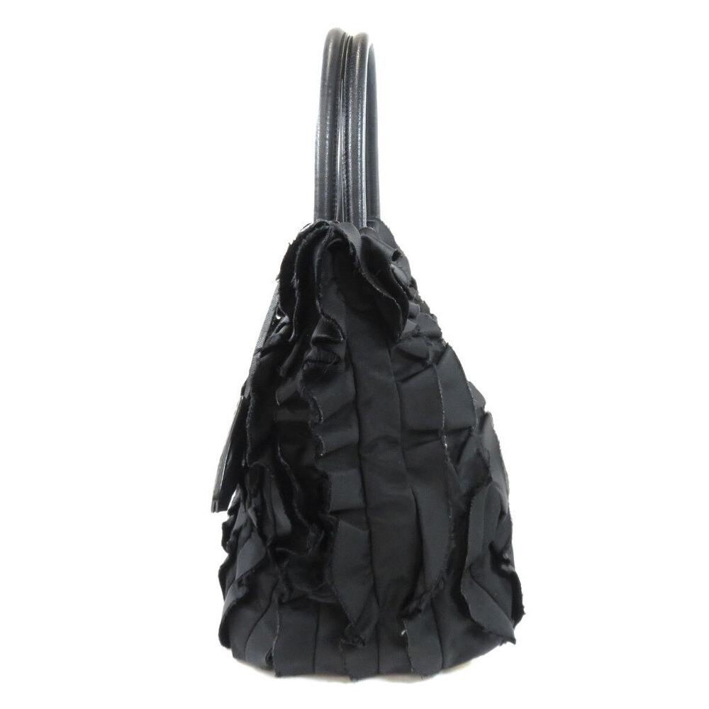 Prada Tessuto Ruffle Tote bag black - Picture 3 of 11